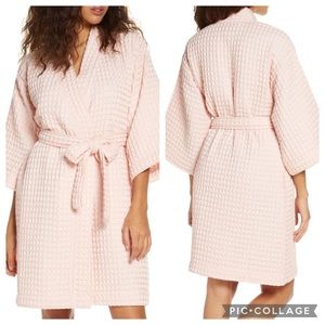 Nordstrom Modern Waffle Robe {Pink Veil Rose} S